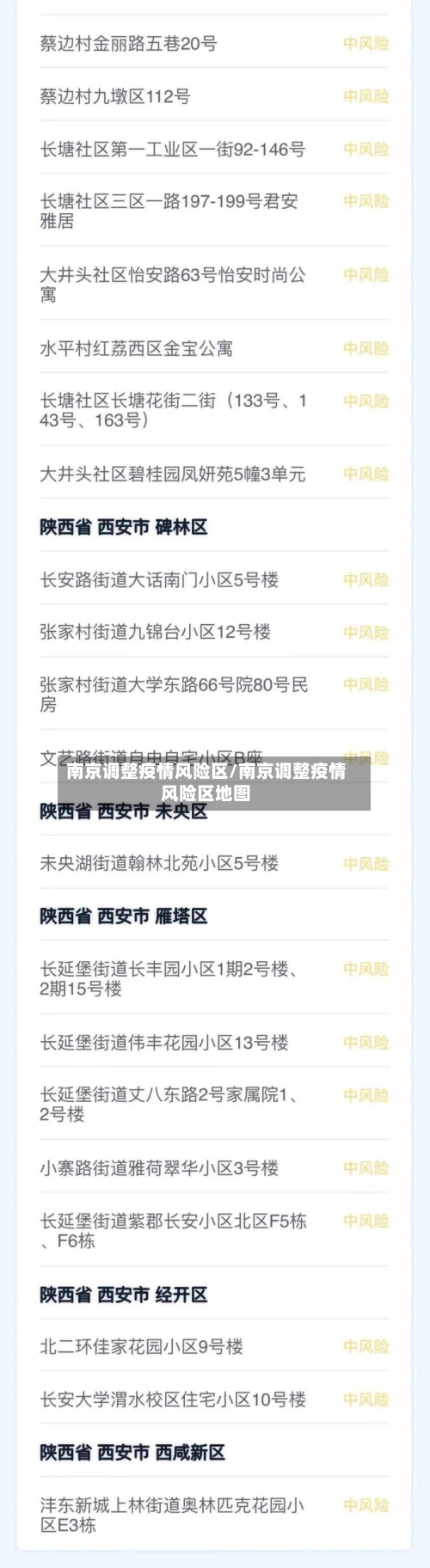 南京调整疫情风险区/南京调整疫情风险区地图-第2张图片