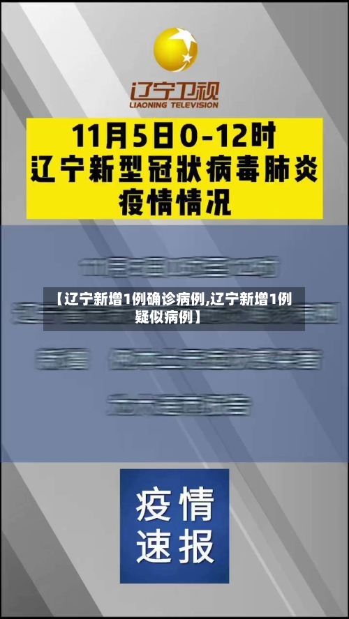 【辽宁新增1例确诊病例,辽宁新增1例疑似病例】