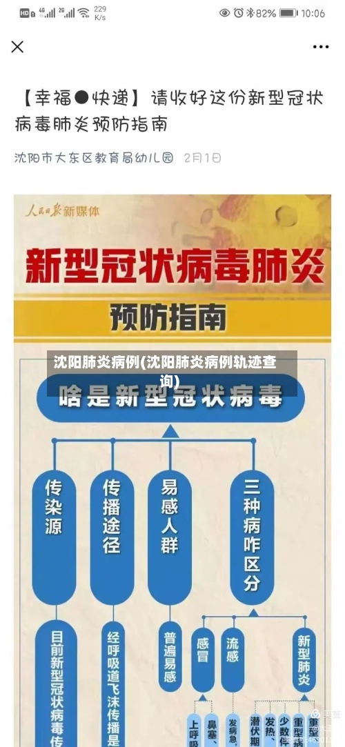 沈阳肺炎病例(沈阳肺炎病例轨迹查询)
