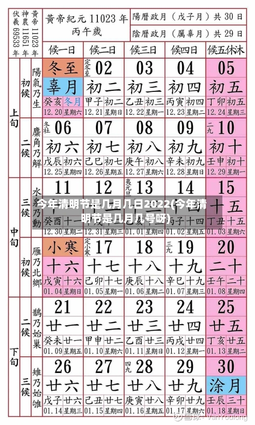 今年清明节是几月几日2022(今年清明节是几月几号呀)