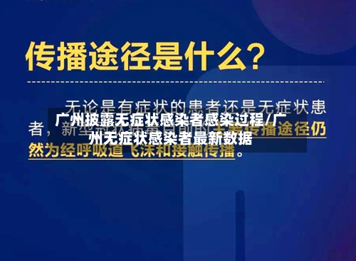 广州披露无症状感染者感染过程/广州无症状感染者最新数据