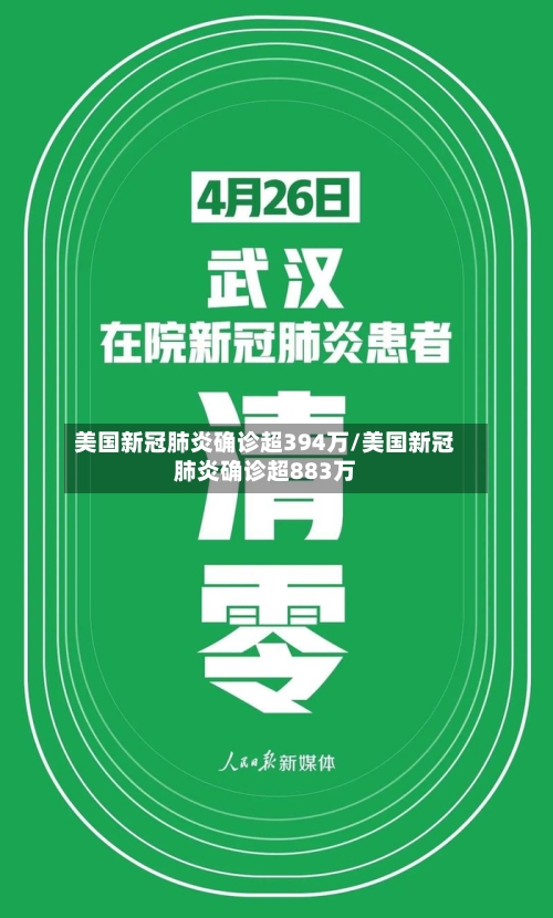 美国新冠肺炎确诊超394万/美国新冠肺炎确诊超883万