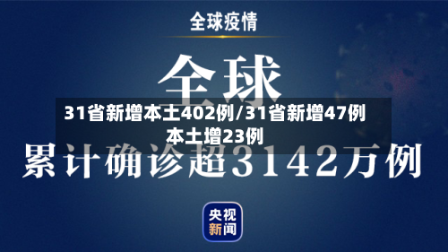 31省新增本土402例/31省新增47例本土增23例