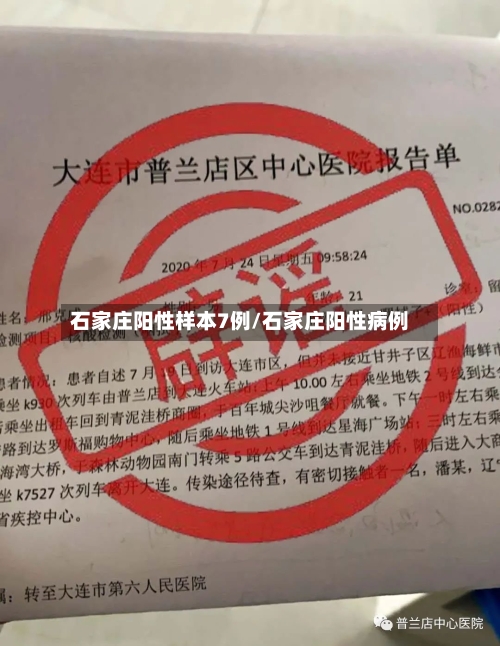 石家庄阳性样本7例/石家庄阳性病例