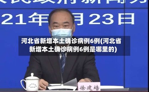 河北省新增本土确诊病例6例(河北省新增本土确诊病例6例是哪里的)
