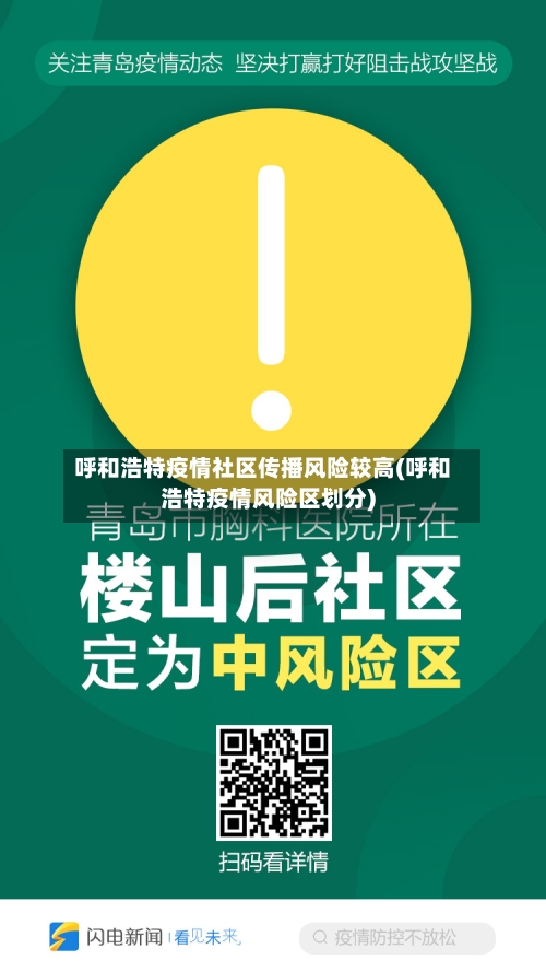 呼和浩特疫情社区传播风险较高(呼和浩特疫情风险区划分)