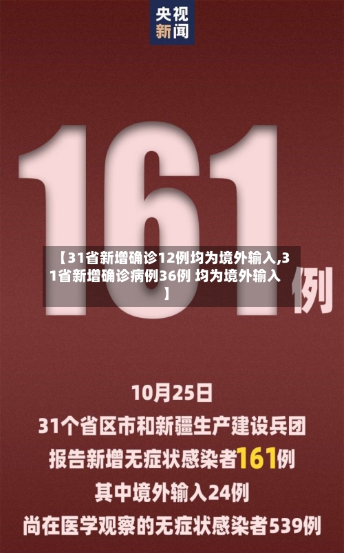 【31省新增确诊12例均为境外输入,31省新增确诊病例36例 均为境外输入】-第3张图片