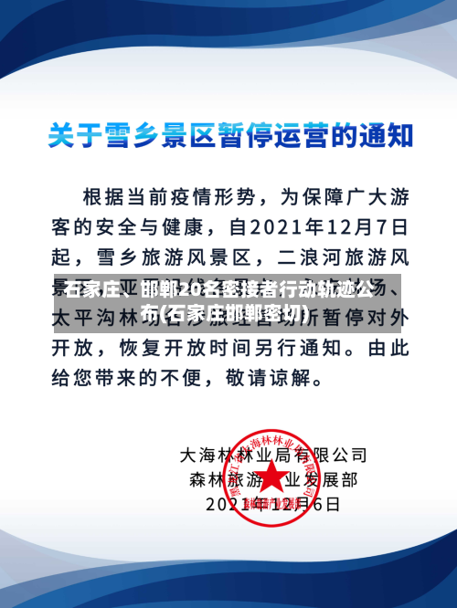 石家庄	、邯郸20名密接者行动轨迹公布(石家庄邯郸密切)-第2张图片