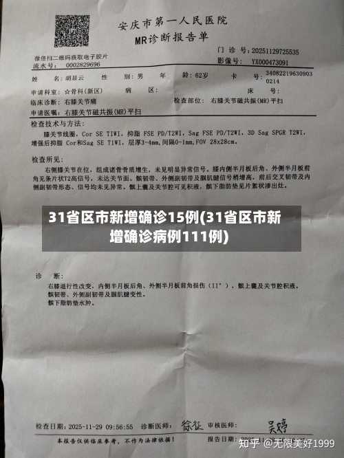 31省区市新增确诊15例(31省区市新增确诊病例111例)-第2张图片