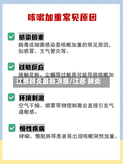 江苏肺炎最新消息/江苏 肺炎