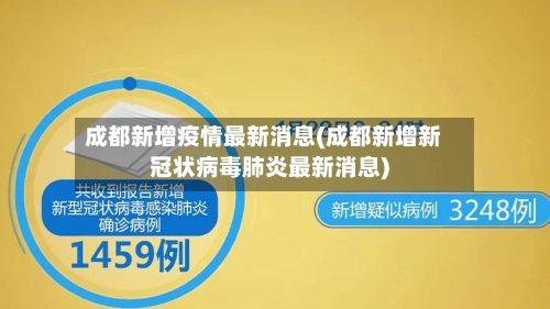 成都新增疫情最新消息(成都新增新冠状病毒肺炎最新消息)
