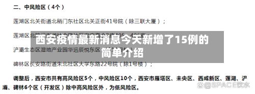 西安疫情最新消息今天新增了15例的简单介绍-第2张图片